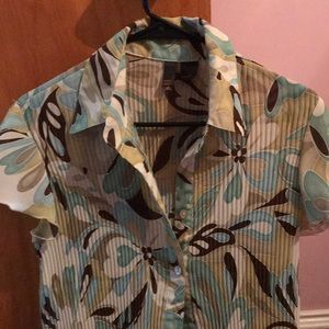 Button front blouse - Serenade - excellent cond.